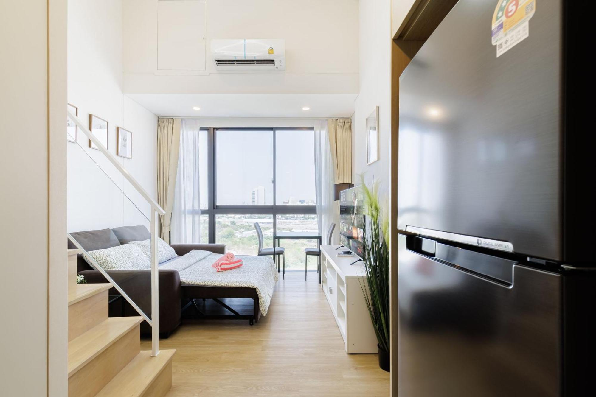 Loft Pool Superior Near Jodd Night Market 500mbps Wi-fi Twin *