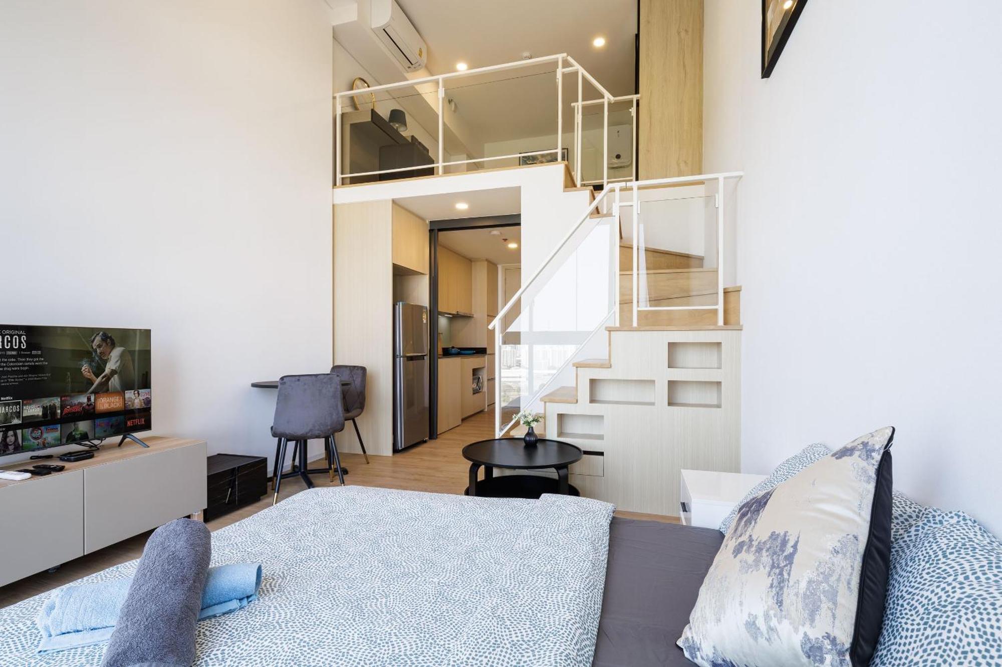 Loft Pool Superior Near Jodd Night Market 500mbps Wi-fi Twin