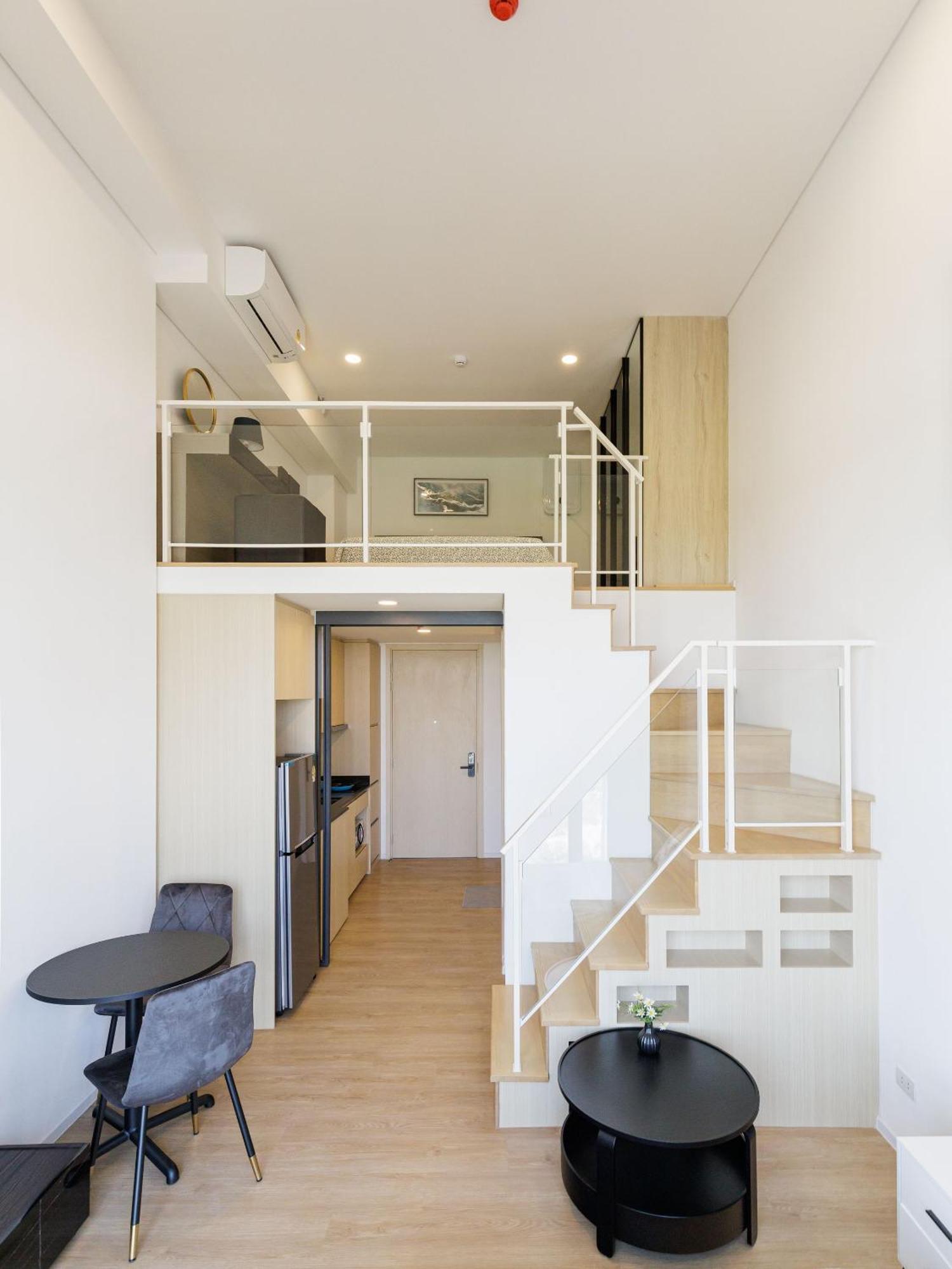 Appartement Loft Pool Superior Near Jodd Night Market 500mbps Wi-fi Twin *