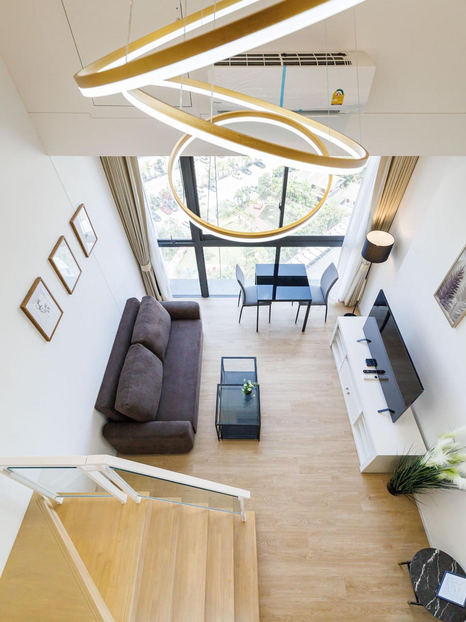 Loft Pool Superior Near Jodd Night Market 500mbps Wi-fi Twin Appartement *